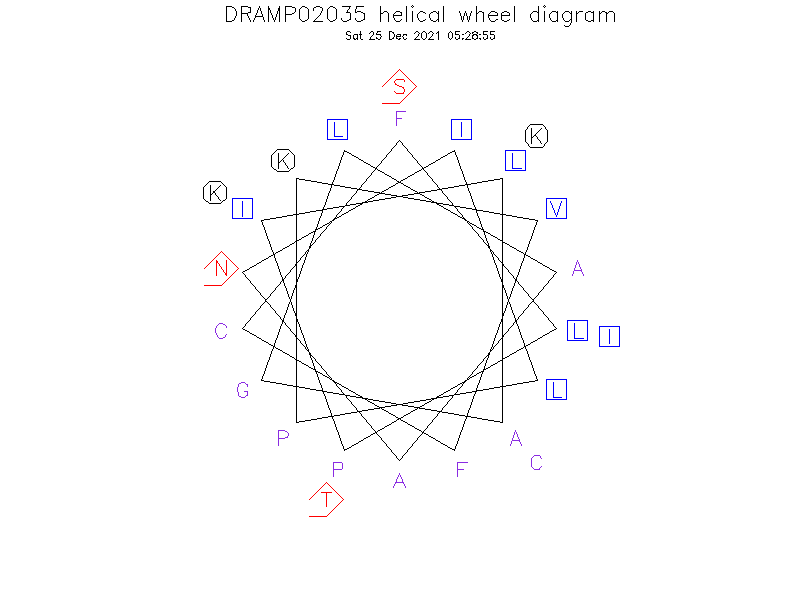 DRAMP02035 helical wheel diagram