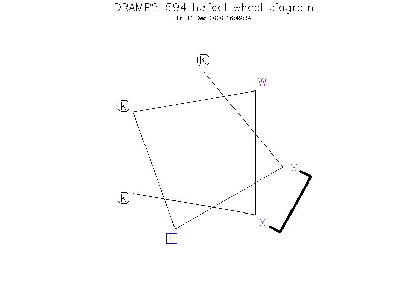 DRAMP21594 helical wheel diagram