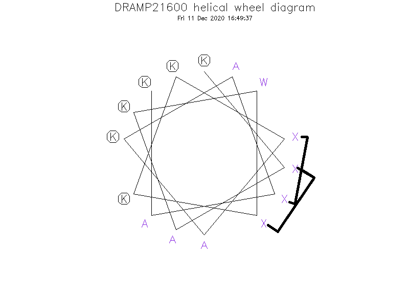 DRAMP21600 helical wheel diagram
