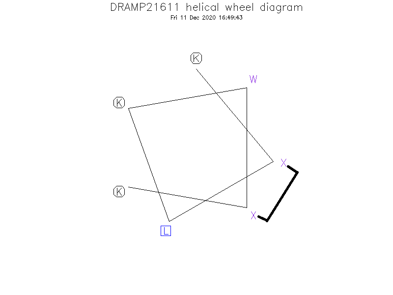 DRAMP21611 helical wheel diagram