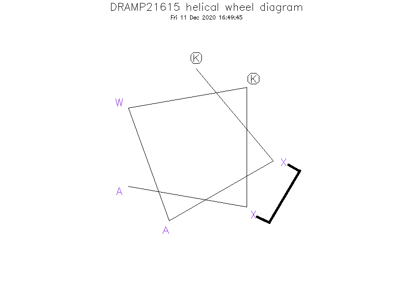 DRAMP21615 helical wheel diagram