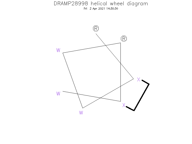DRAMP28998 helical wheel diagram